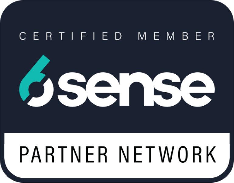 6sense Certified Partner Network member