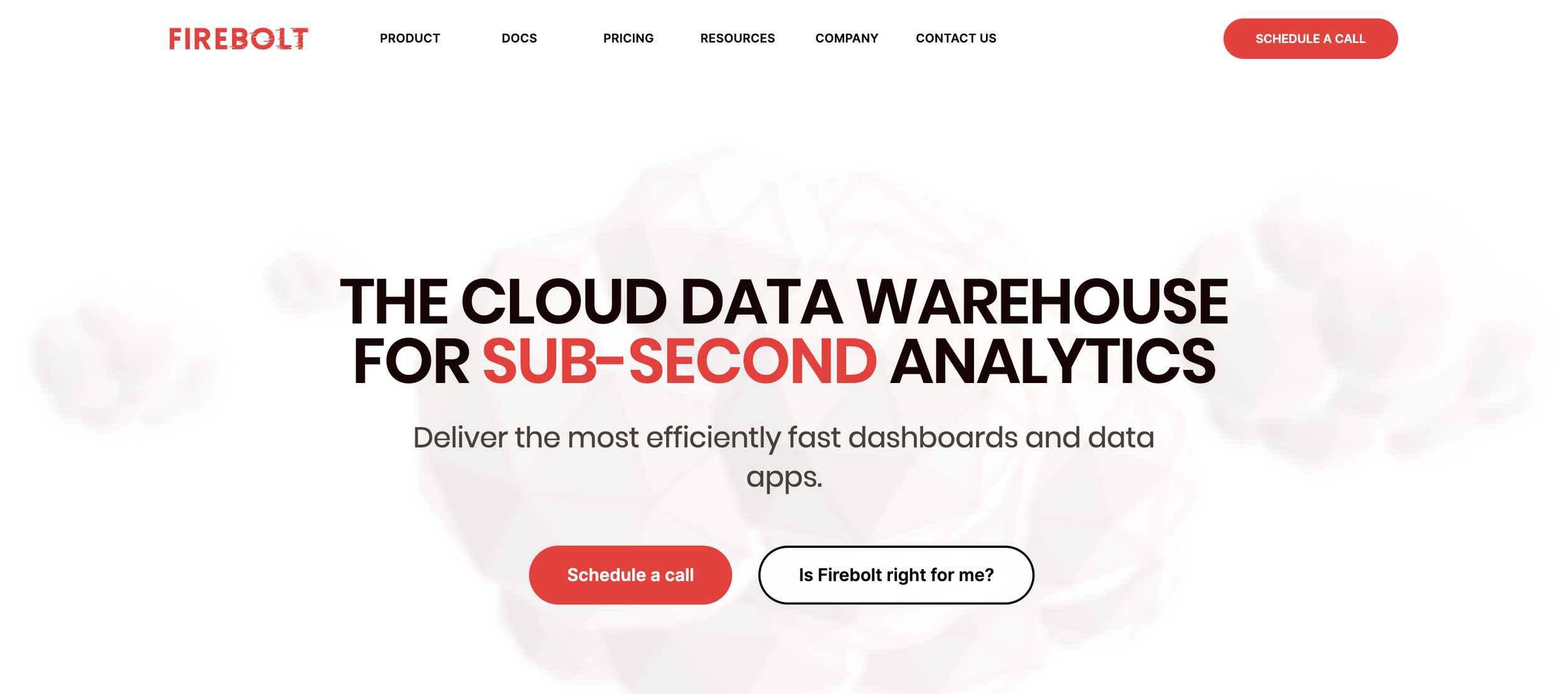 Firebolt.io data warehouse solutions tools best